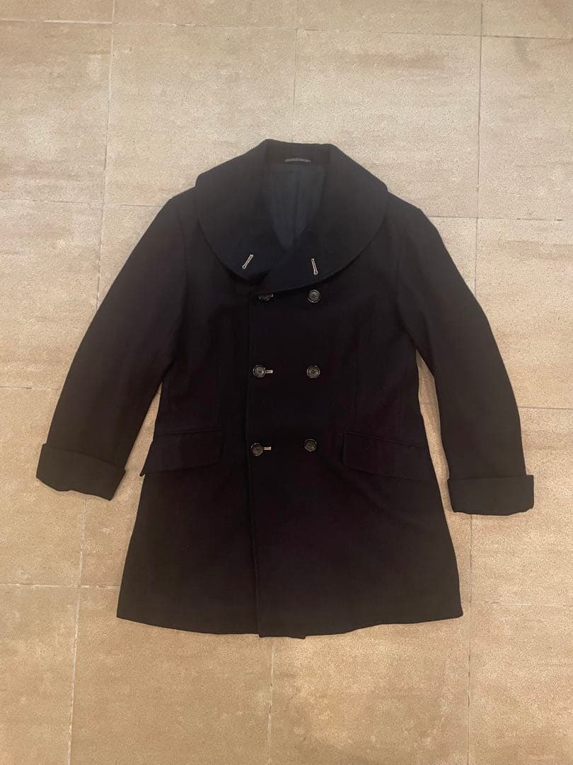 ダブルブレストコート Yohji Yamamoto POUR HOMME