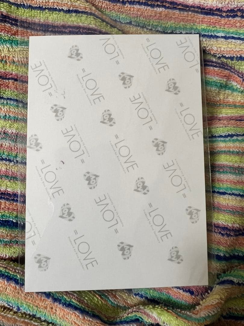 bbb aaa商品　佐々木舞香さん　直筆