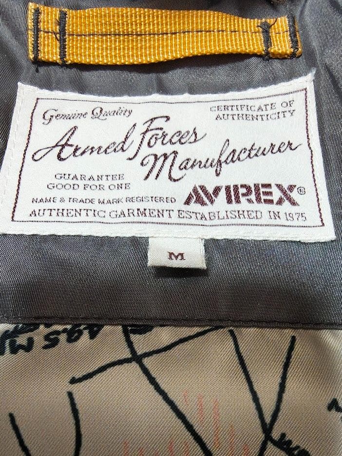 アヴィレックス N-3B フードファー付きワッペンモディファイ中綿入りジャケット