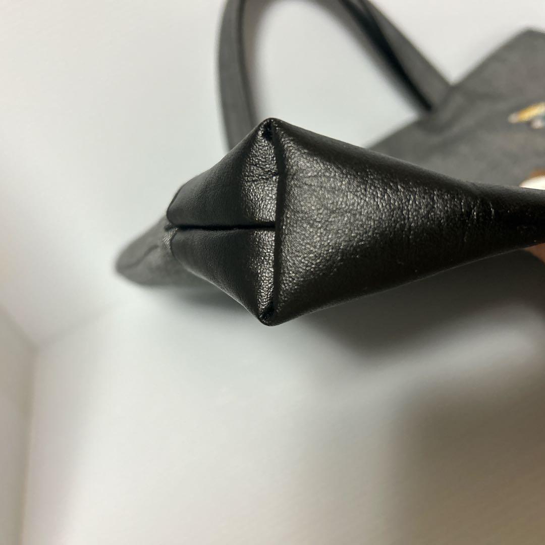 familiar トートバッグ　レッスンバッグ　ブラック ダークグレー　男の子