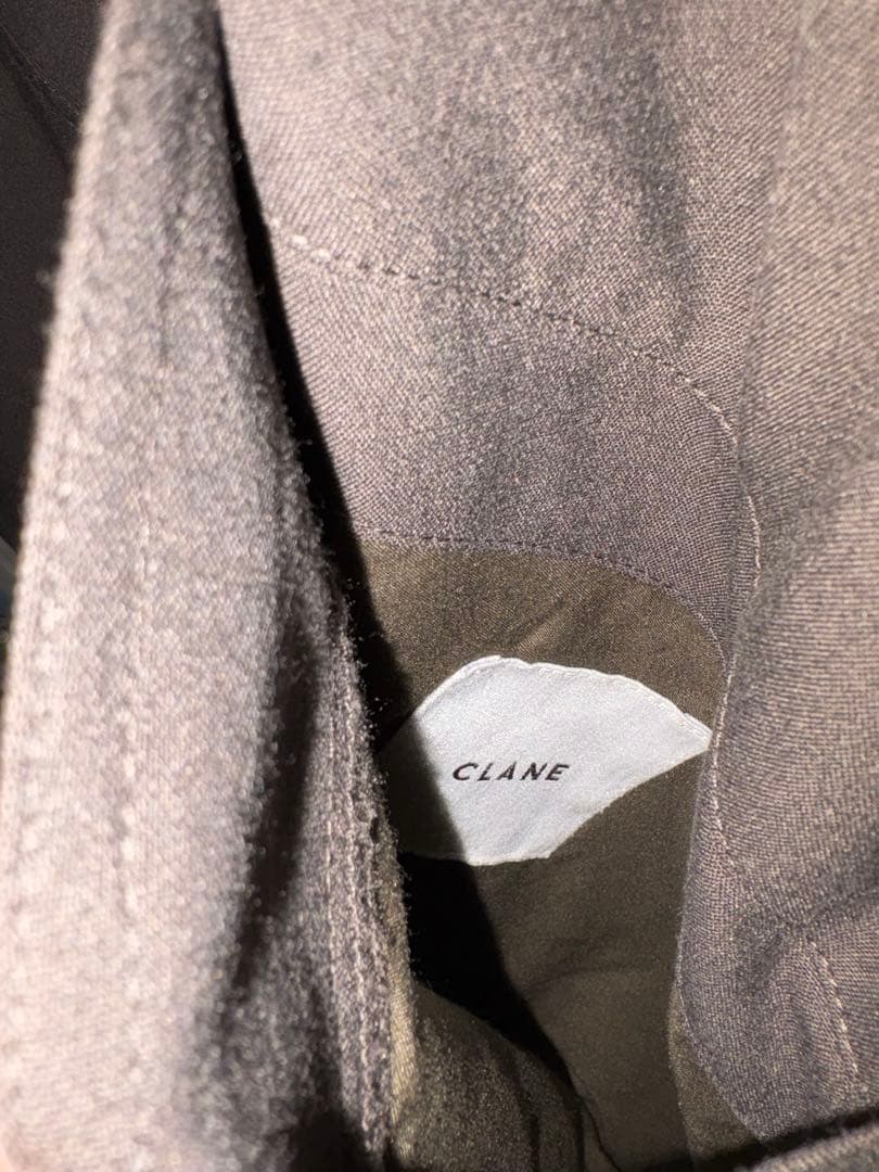 CLANE 2WAYリバーシブル ミリタリー ロングボアコート ブラウン