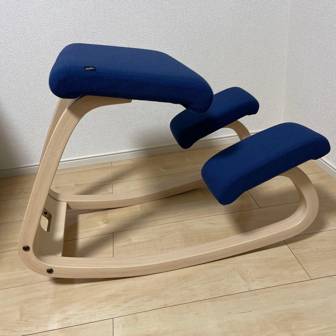 Varier Variable バランスチェア ブルー (美品・カバー付き)