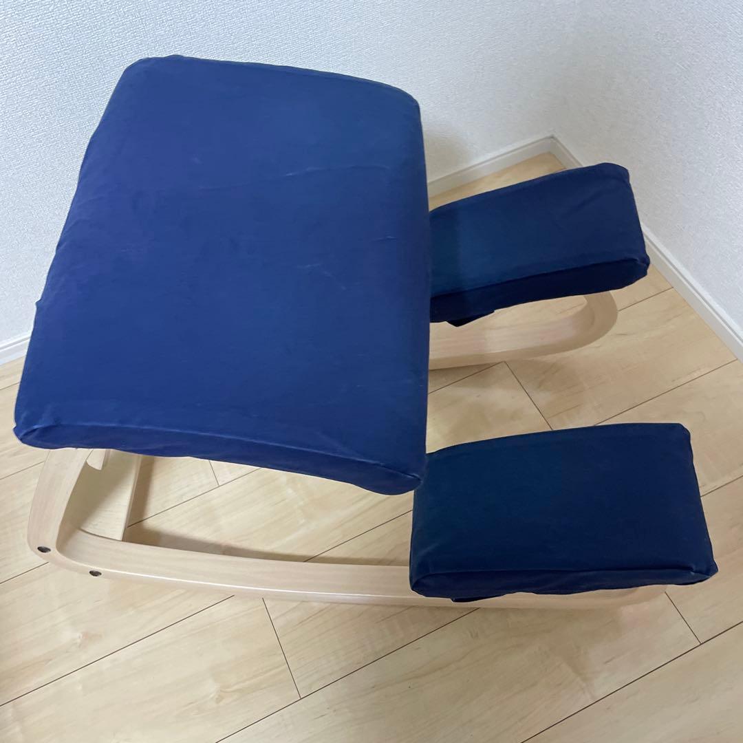 Varier Variable バランスチェア ブルー (美品・カバー付き)