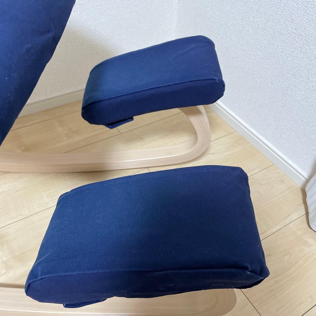 Varier Variable バランスチェア ブルー (美品・カバー付き)