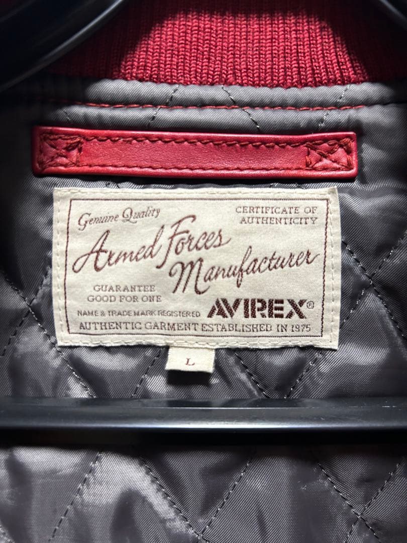 [SALE]avirex レザースタジャン