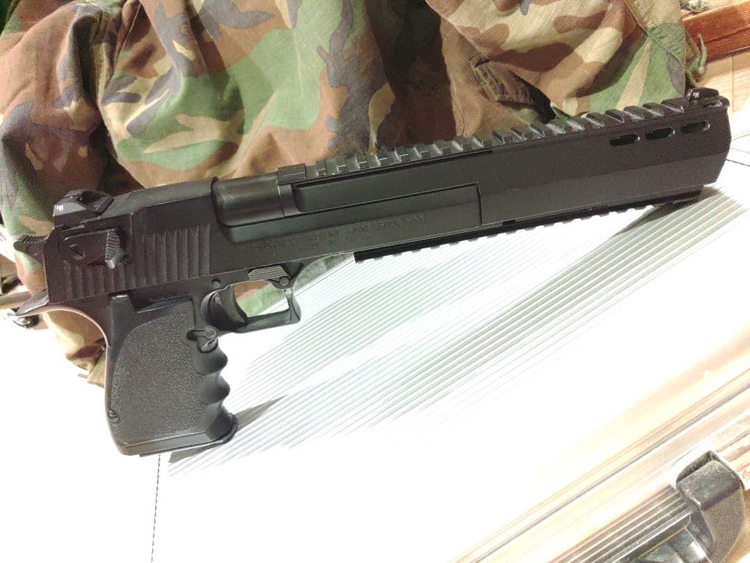 デザートイーグル 10in メタルロングアウターバレル マガジン2個 動作品