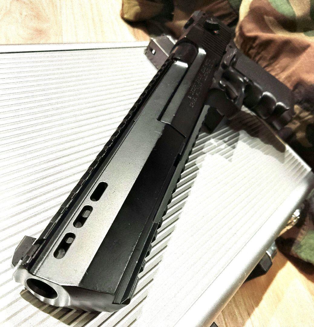 デザートイーグル 10in メタルロングアウターバレル マガジン2個 動作品