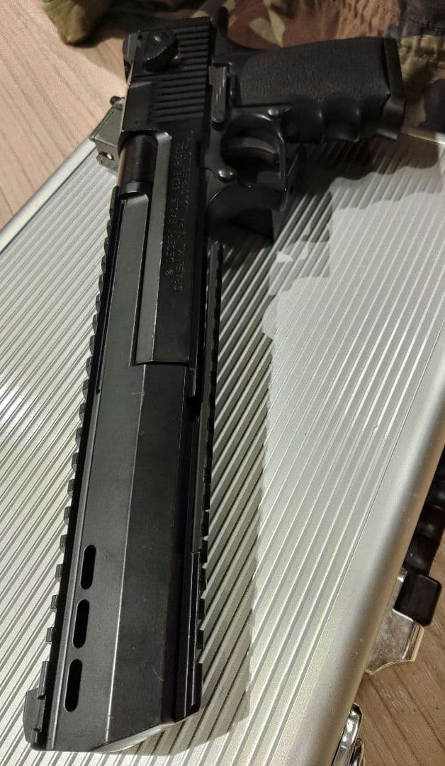 デザートイーグル 10in メタルロングアウターバレル マガジン2個 動作品