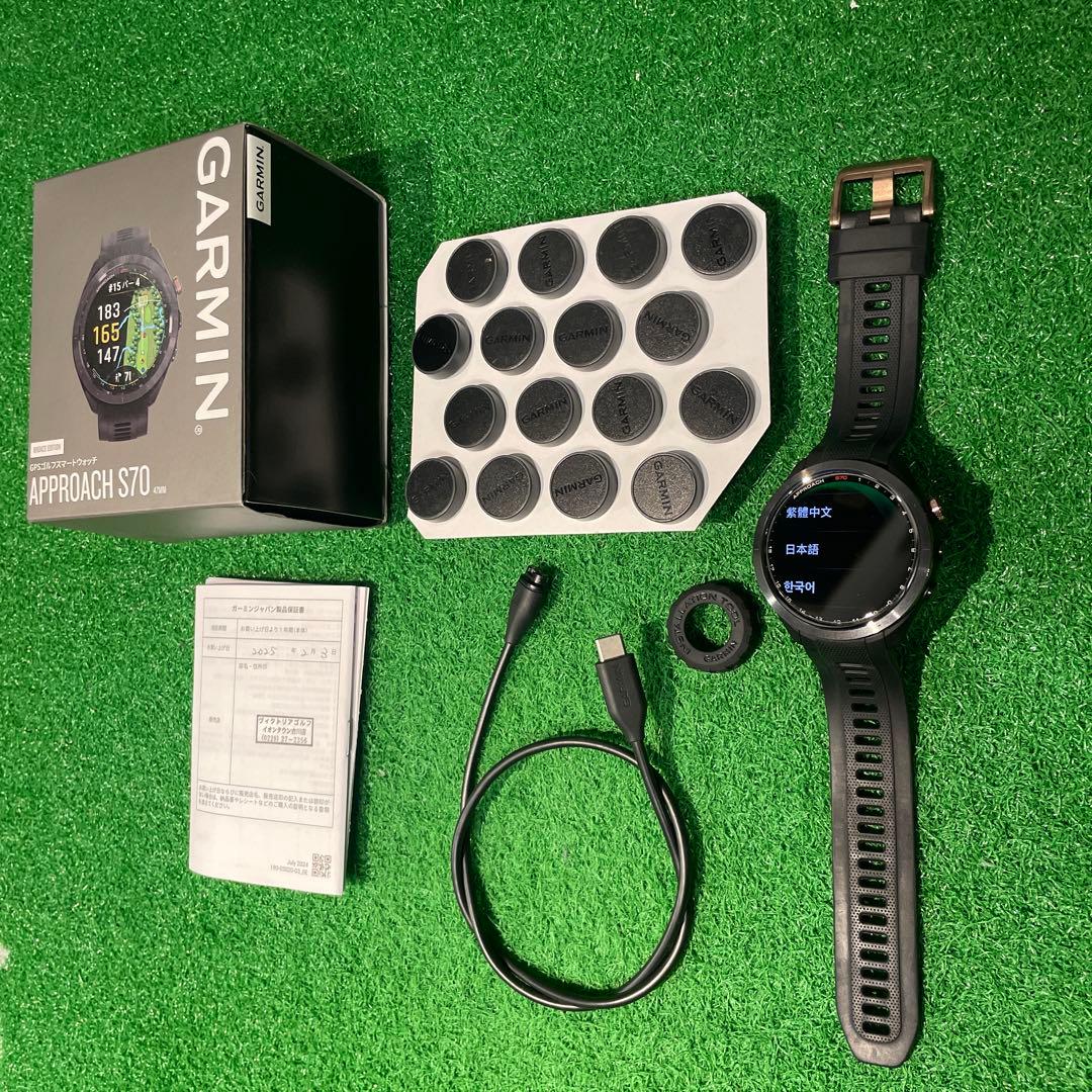 おかぴ様用GARMIN S70 限定色ブロンズ（おまけCT1×16個）+パター付