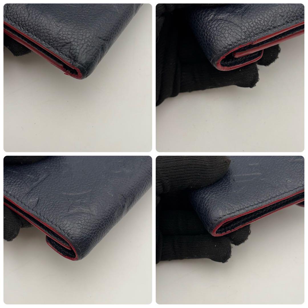 IC搭載　ヴィトン ポルトフォイユ ヴィクトリーヌ アンプラント　紺