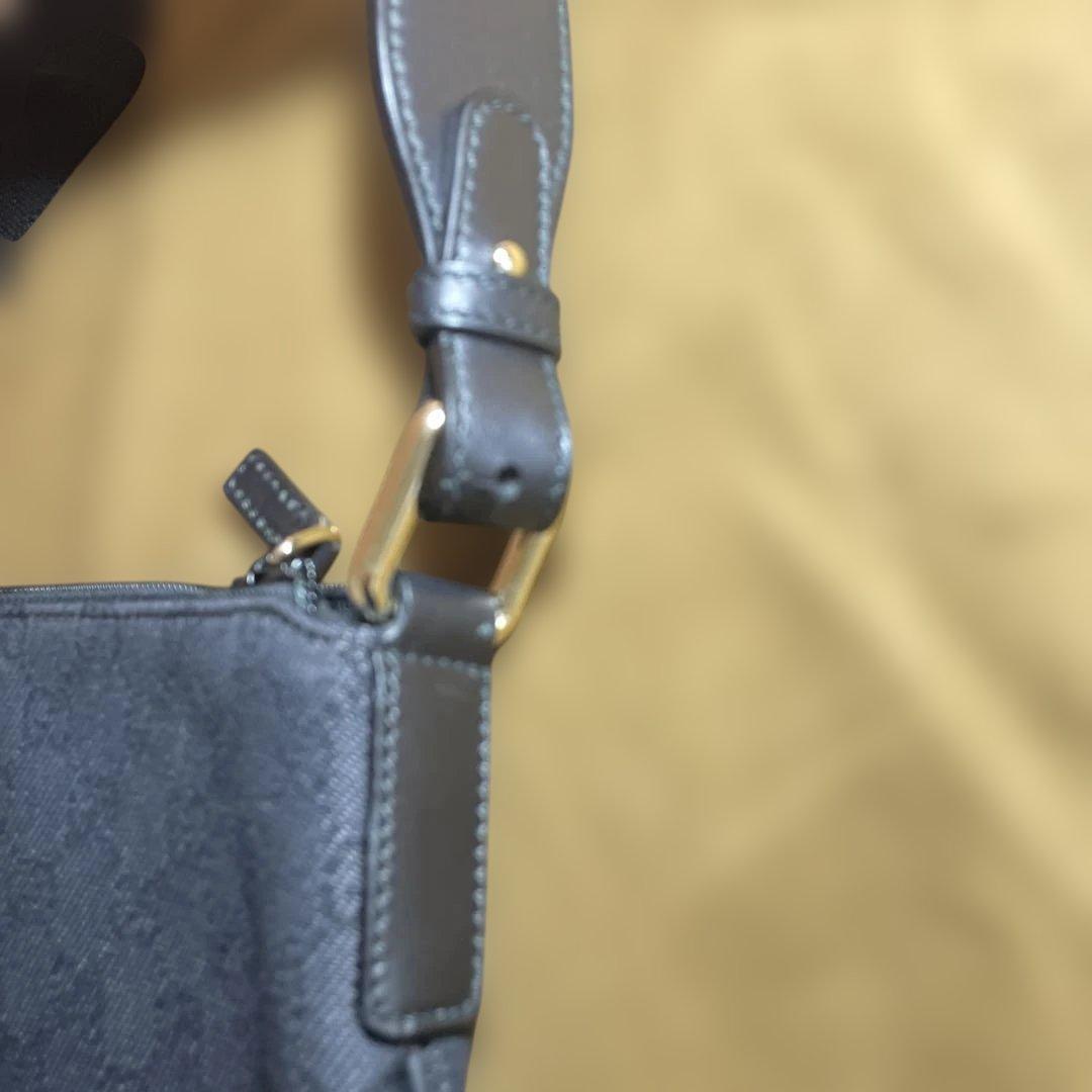 グッチキャンパス/GG柄/黒/大きめショルダーバッグ/未使用品GUCCI