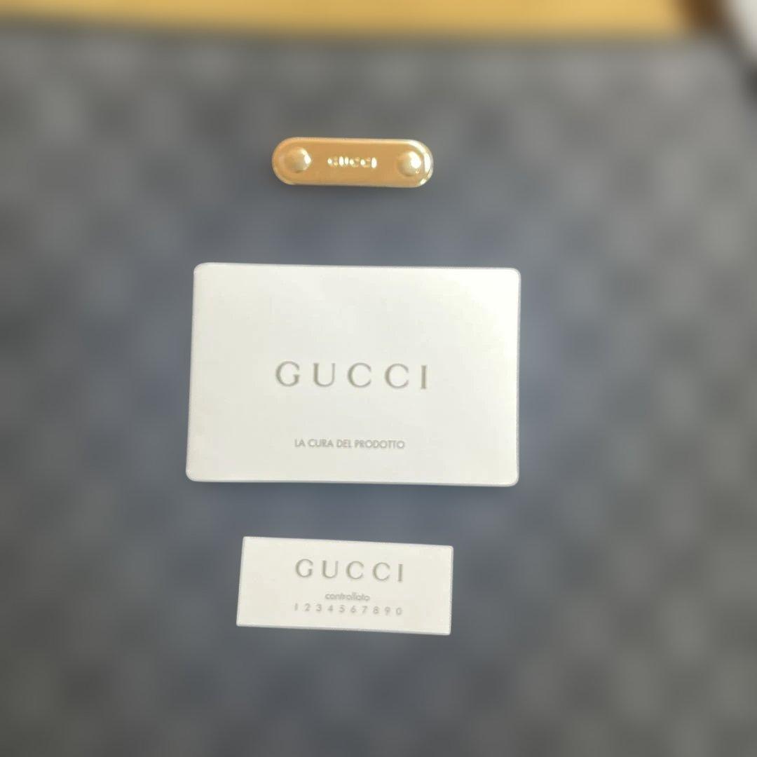 グッチキャンパス/GG柄/黒/大きめショルダーバッグ/未使用品GUCCI