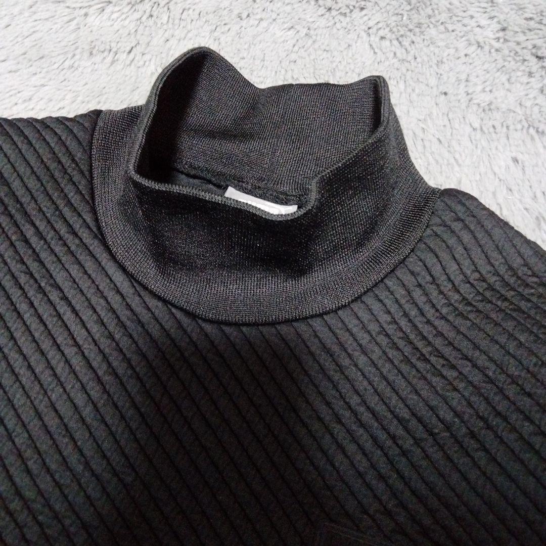 【極美品】PUMA♡型押し♡モックネック♡ワンピース♡LL　ゴルフ/スポーツ