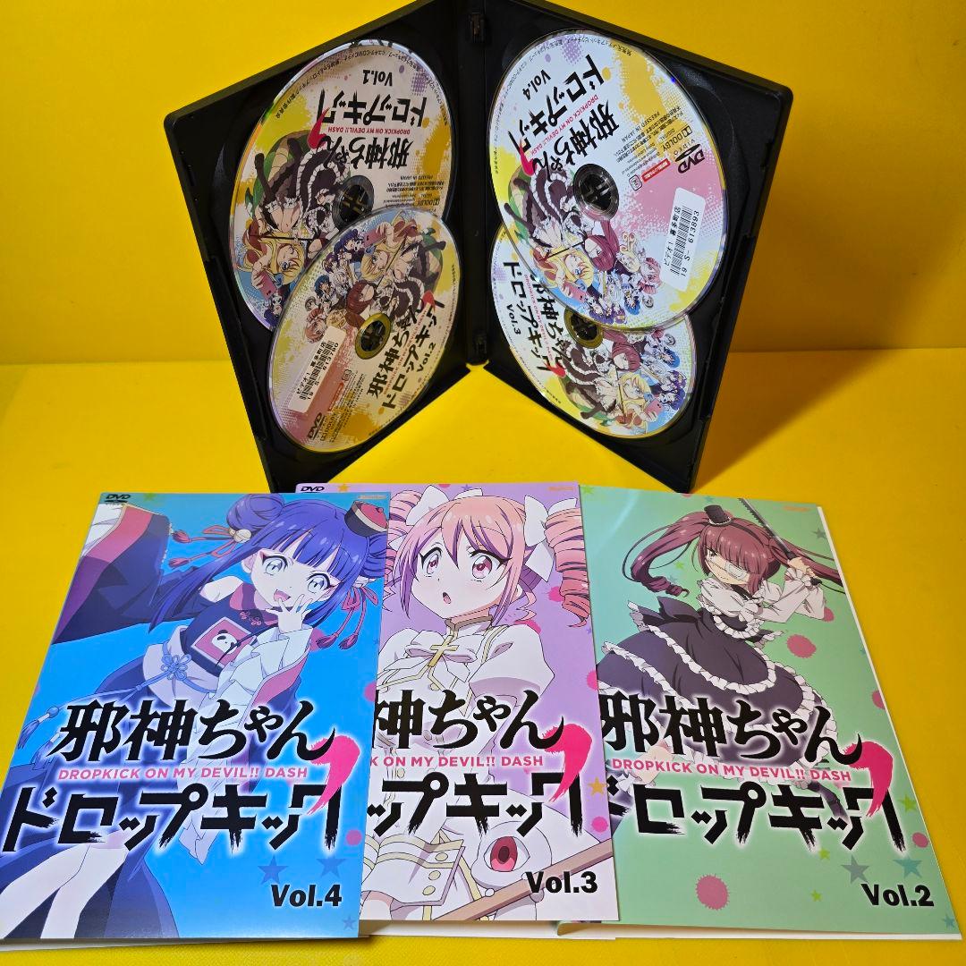 新品ケース交換済　邪神ちゃんドロップキック DVD 1期＋2期 +3期　全11巻