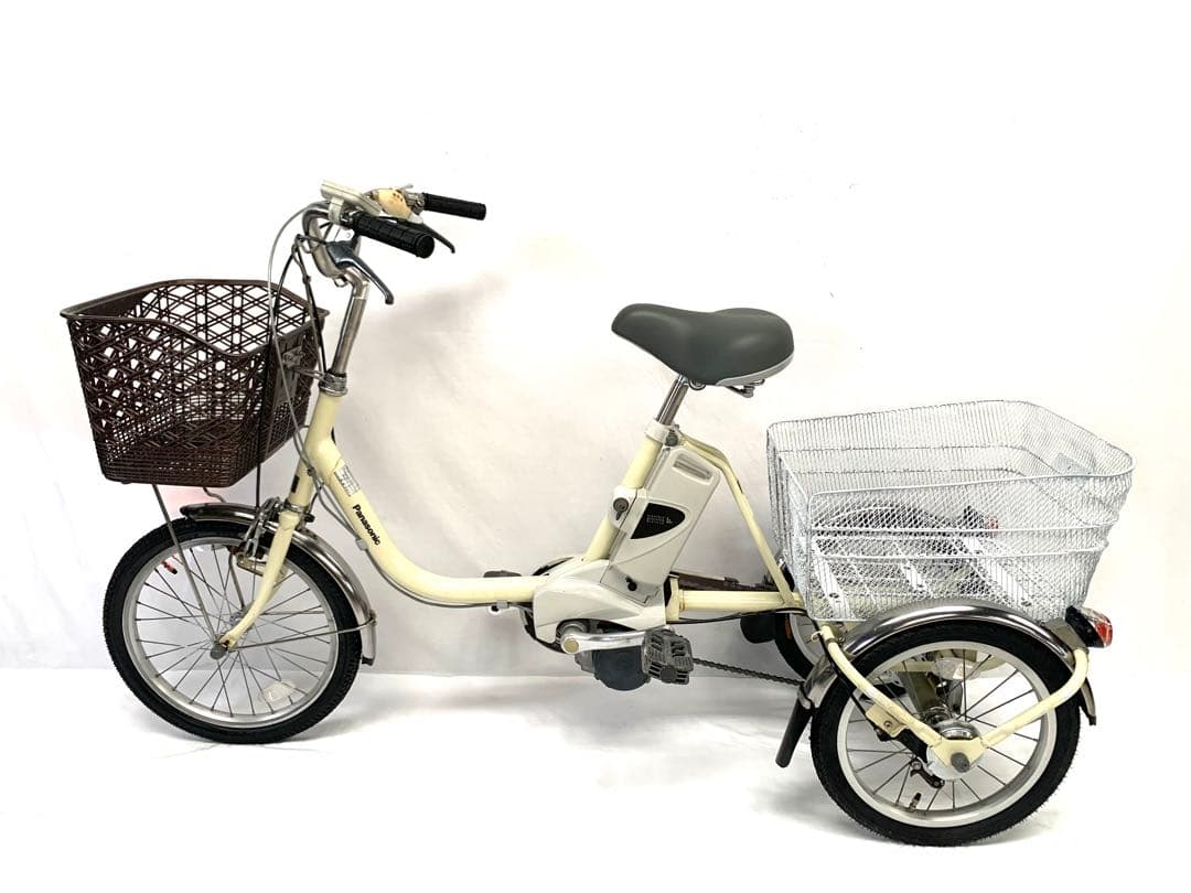 【即乘】送料無料 Panasonic 電動アシスト三輪自転車 Karoyaka