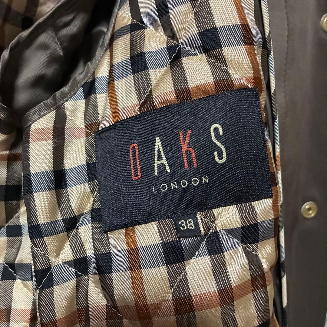 極美品✨【DAKS LONDON】スプリングコート フード付き 取り外し (M)
