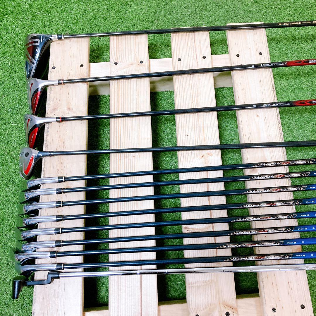 K1 ブリヂストン　初心者オススメ　ゴルフクラブ　メンズセット　右利き　13本