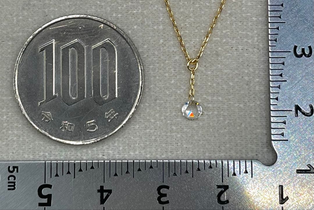 専用JA165★高級 ダイヤモンド0.1ct K18 ネックレス