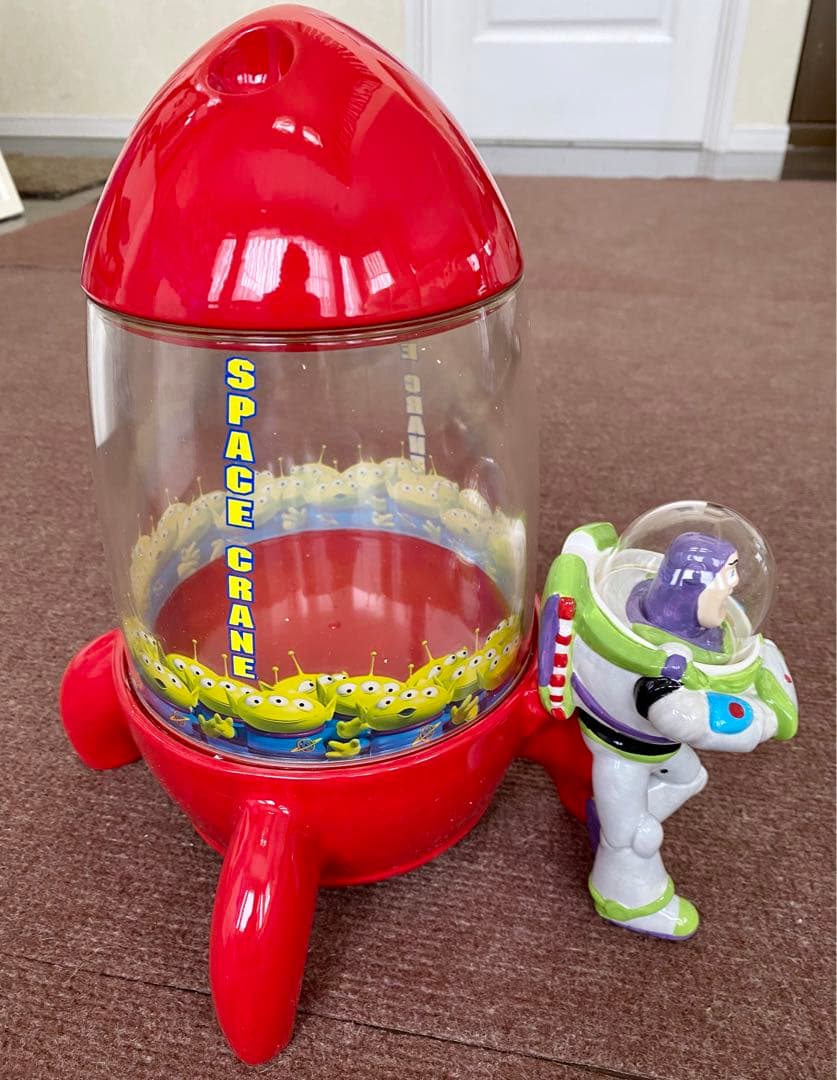 アンティーク ディズニー トイストーリー バズライトイヤー 陶器製クッキージャー