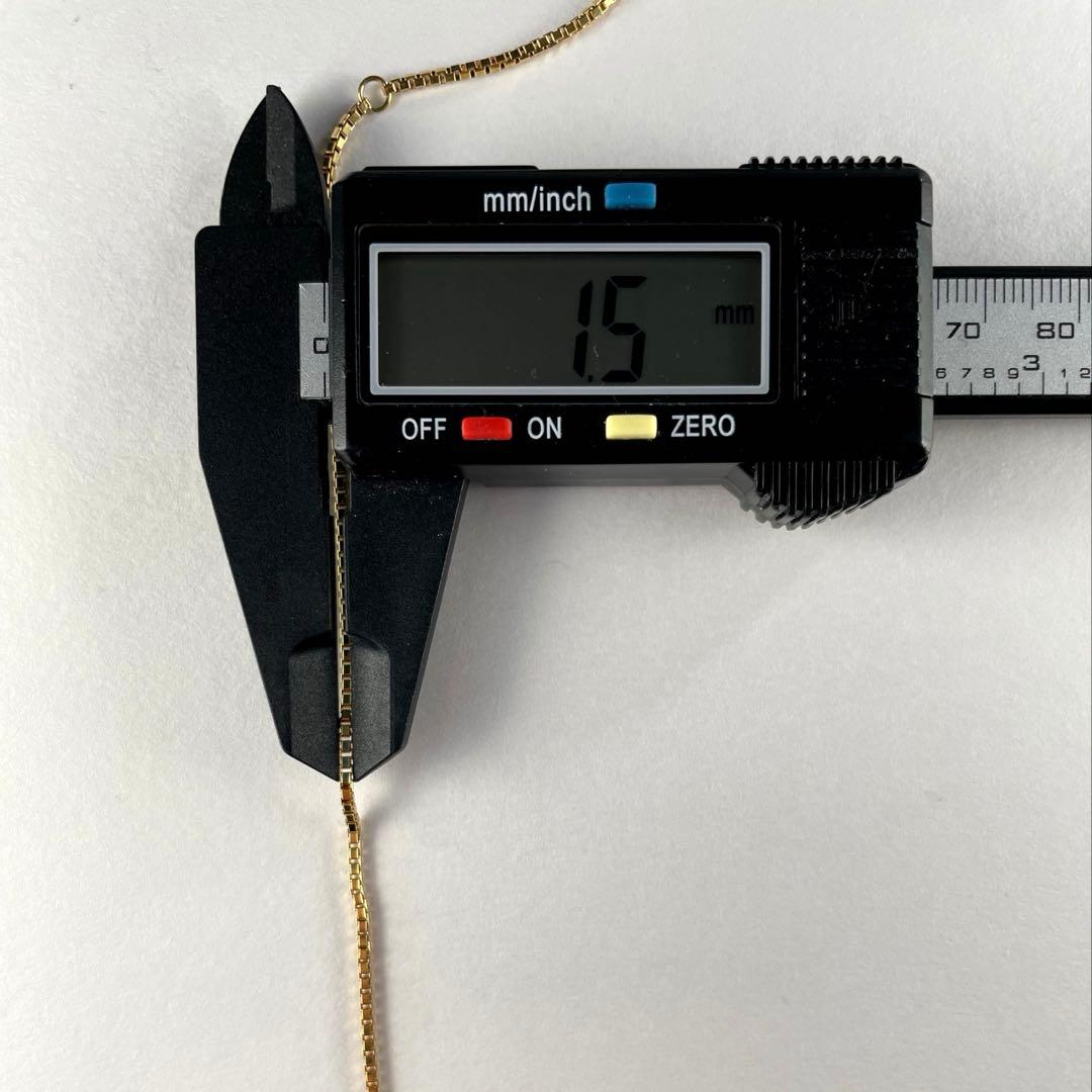 K18ネックレス　18金チェーン　k18ベネチアンネックレス