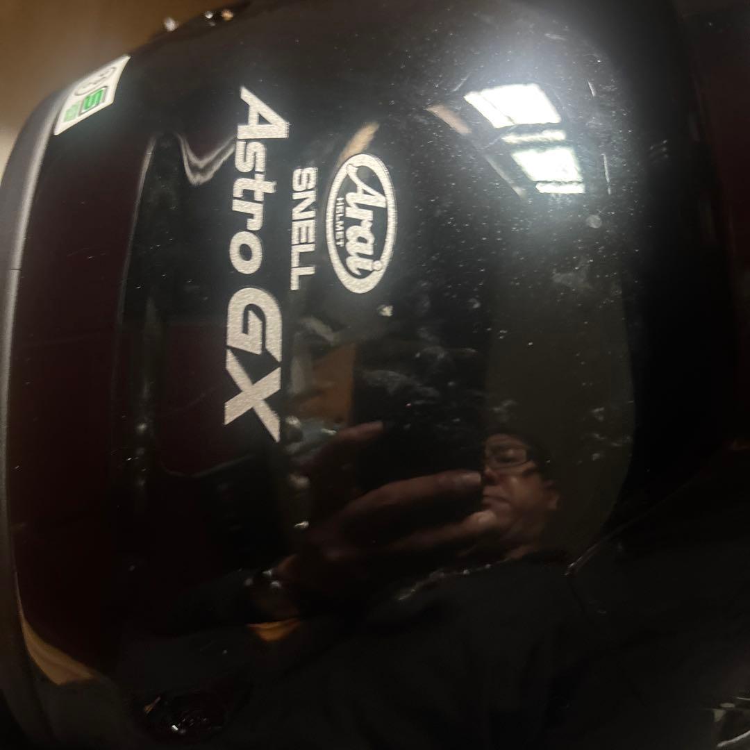 Arai ブラックヘルメット ミラーシールド　アライ　Bluetooth