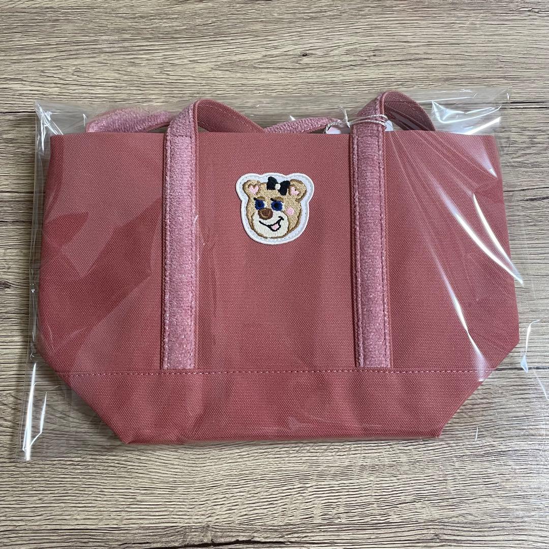 ラブラリーバイフェイラー オールドテディガール　ワッペントートバッグ　Lサイズ