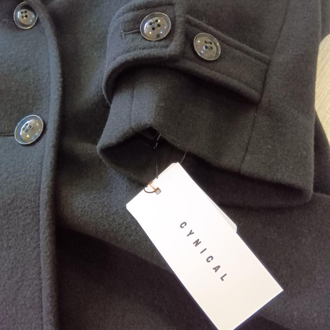 Mal. 新品タグ付 シニカル コート ウール コクーン ブラック フリーサイズ