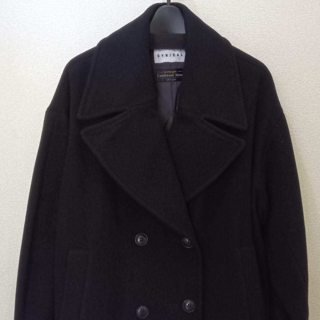 Mal. 新品タグ付 シニカル コート ウール コクーン ブラック フリーサイズ
