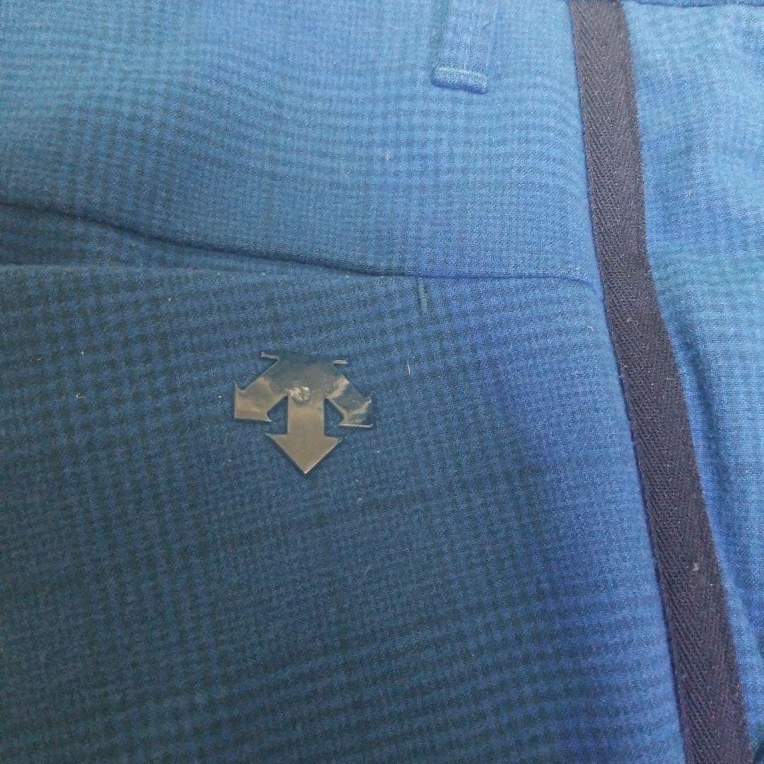 【入手困難】デサントゴルフ グレンチェック ストレッチ 起毛パンツ W79