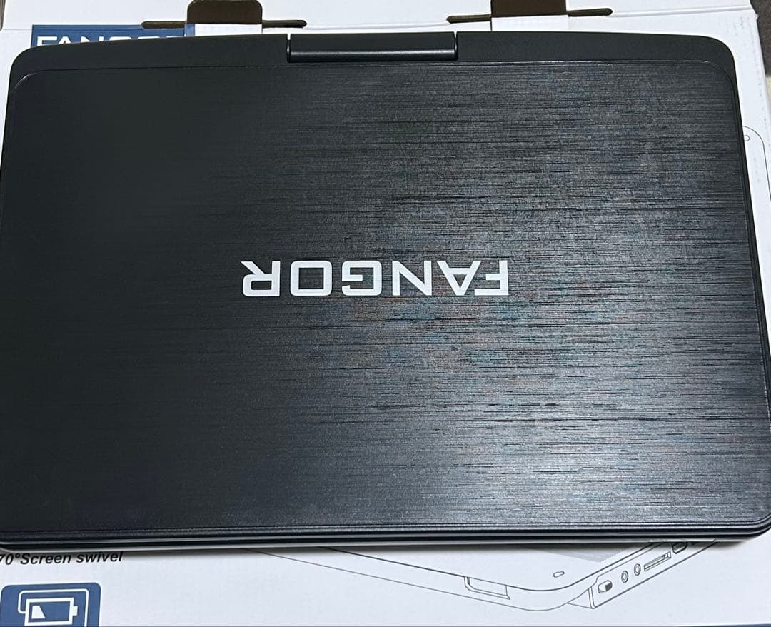 FANGOR ポータブルブルーレイプレーヤー BR143 14.1インチ