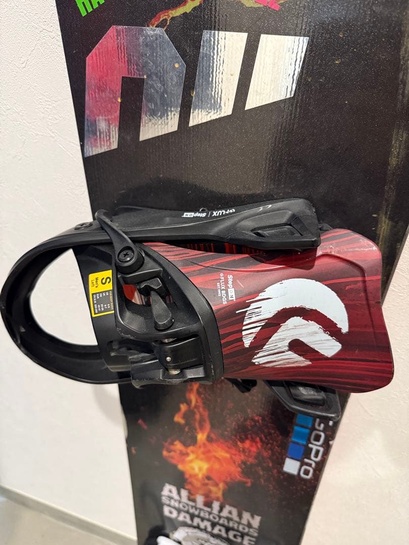 ALLIAN DAMAGE スノーボードセット