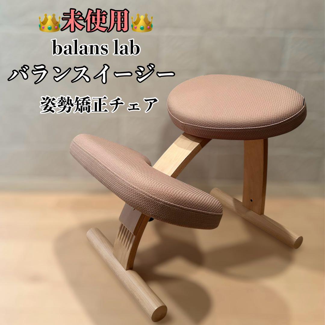 【未使用】 純正カバー付き バランスイージー 姿勢が良くなる椅子
