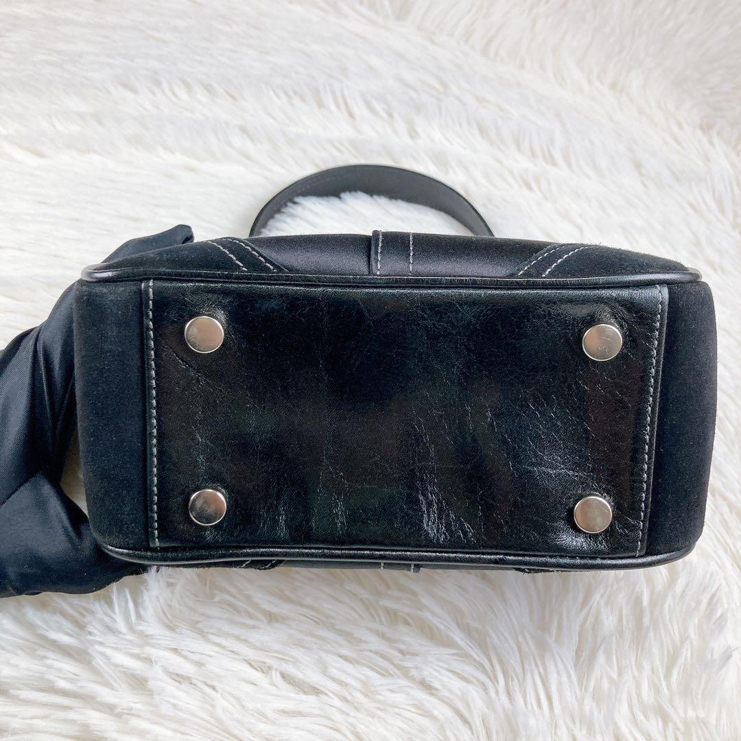 ✨美品✨COACH コーチ　ハンドバッグ　ミニバッグ　がま口　ビジュー　ソーホー