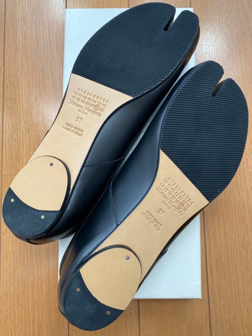 【Maison Margiela】足袋バレエ ブラック 37