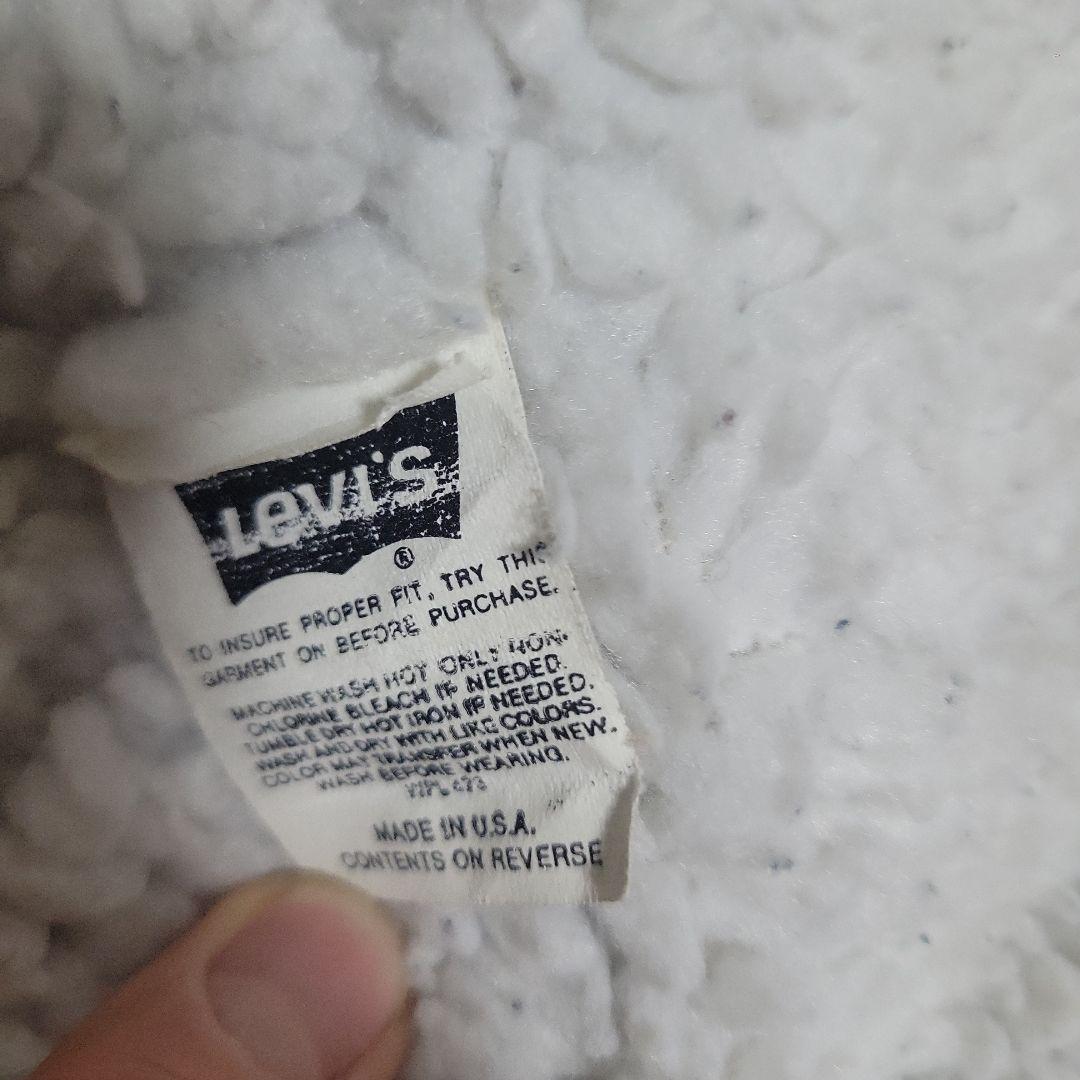 90s usa製 levis デニムボアジャケット