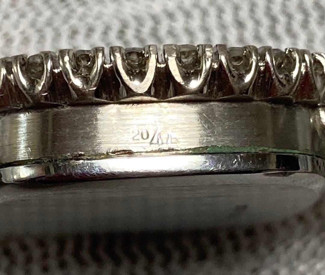 N*n様 オメガ ジュネーヴ ダイヤベゼル 手巻きレディース腕時計【稼働品】