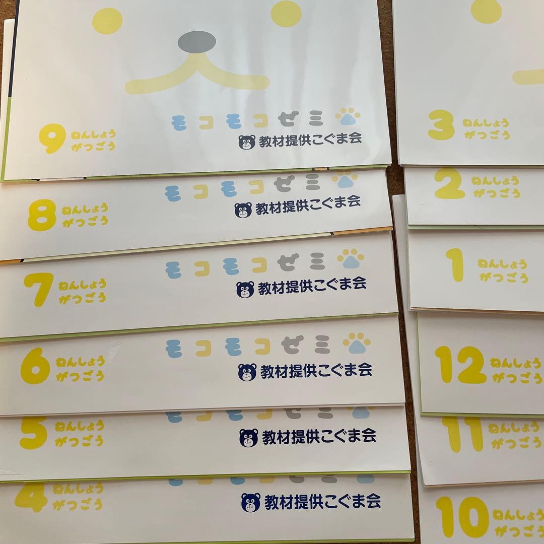はるさま専用　モコモコゼミ　年少　12冊セット