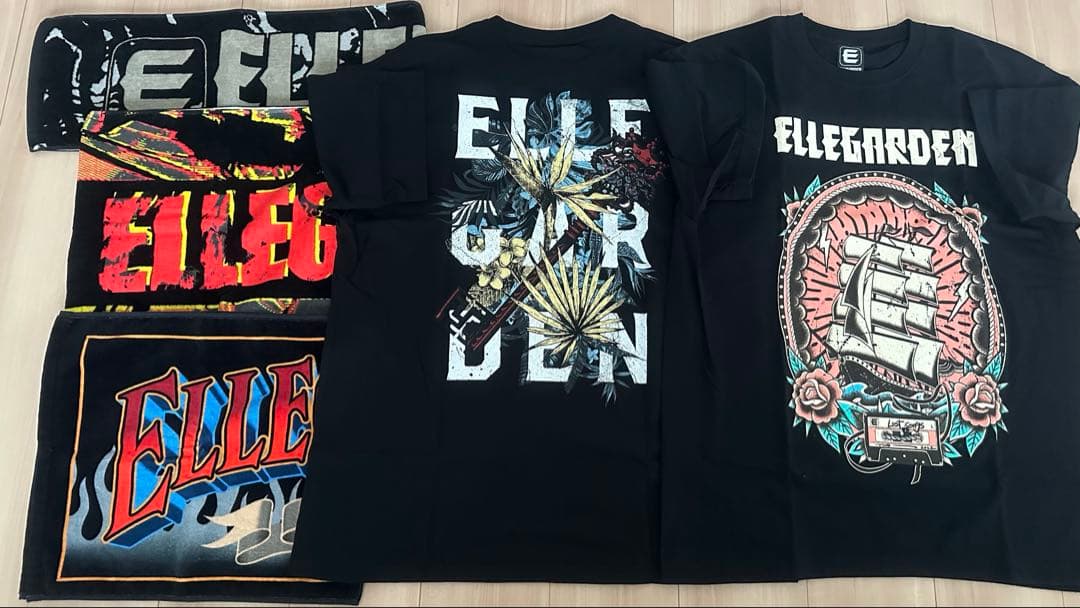 ELLEGARDEN グッズまとめ売り TシャツサイズXL タオル エルレ