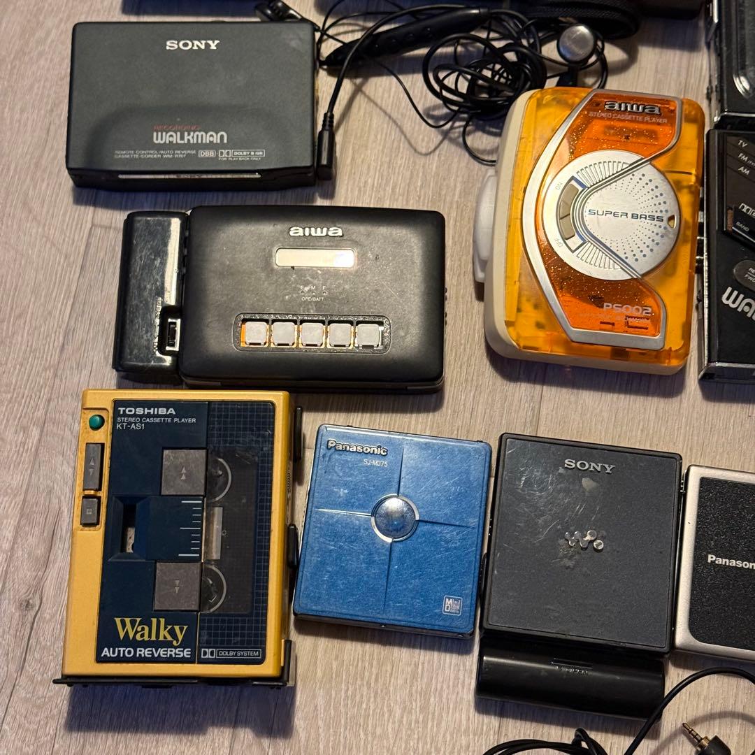 カセットプレイヤー、MDプレイヤー　まとめ売り