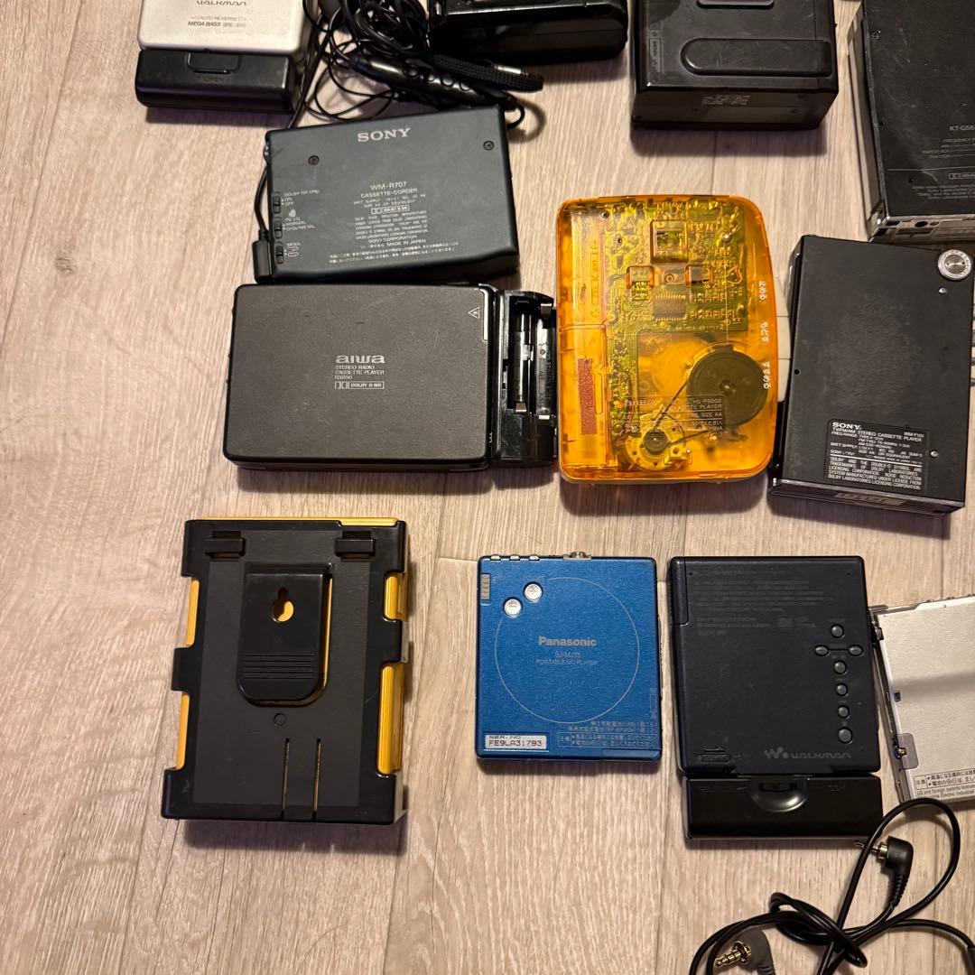 カセットプレイヤー、MDプレイヤー　まとめ売り