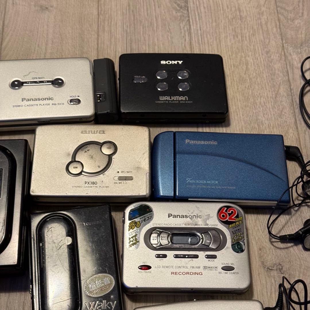 カセットプレイヤー、MDプレイヤー　まとめ売り