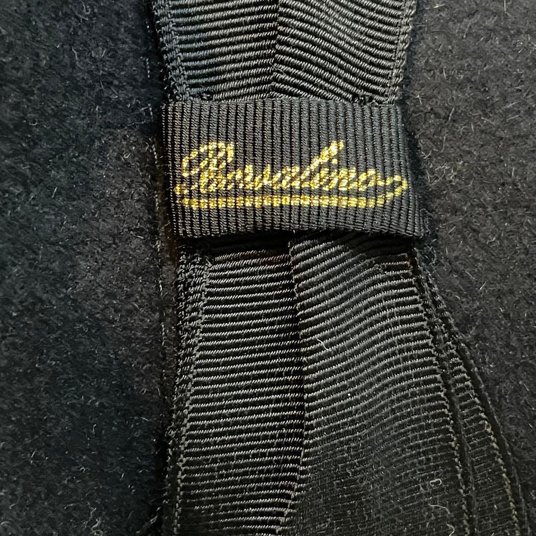 Borsalinoラビットファー　フェドーラ　ハット　ダークネイビー