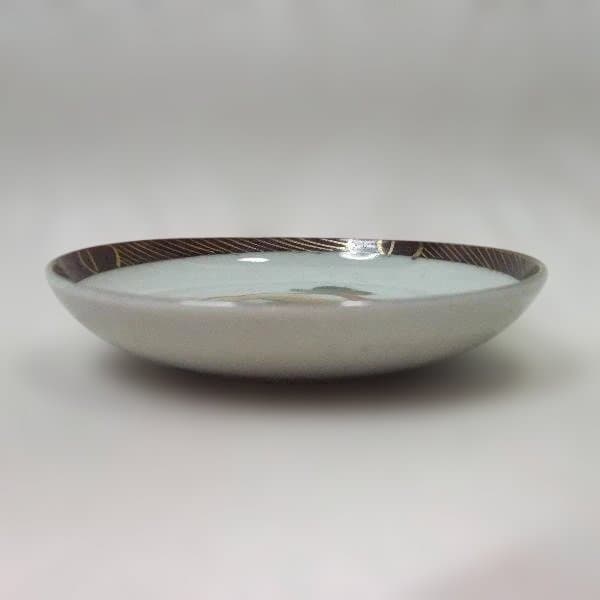 伊万里 色絵 扇面 富士 松 手塩皿 10枚 染付 逸品 古美術