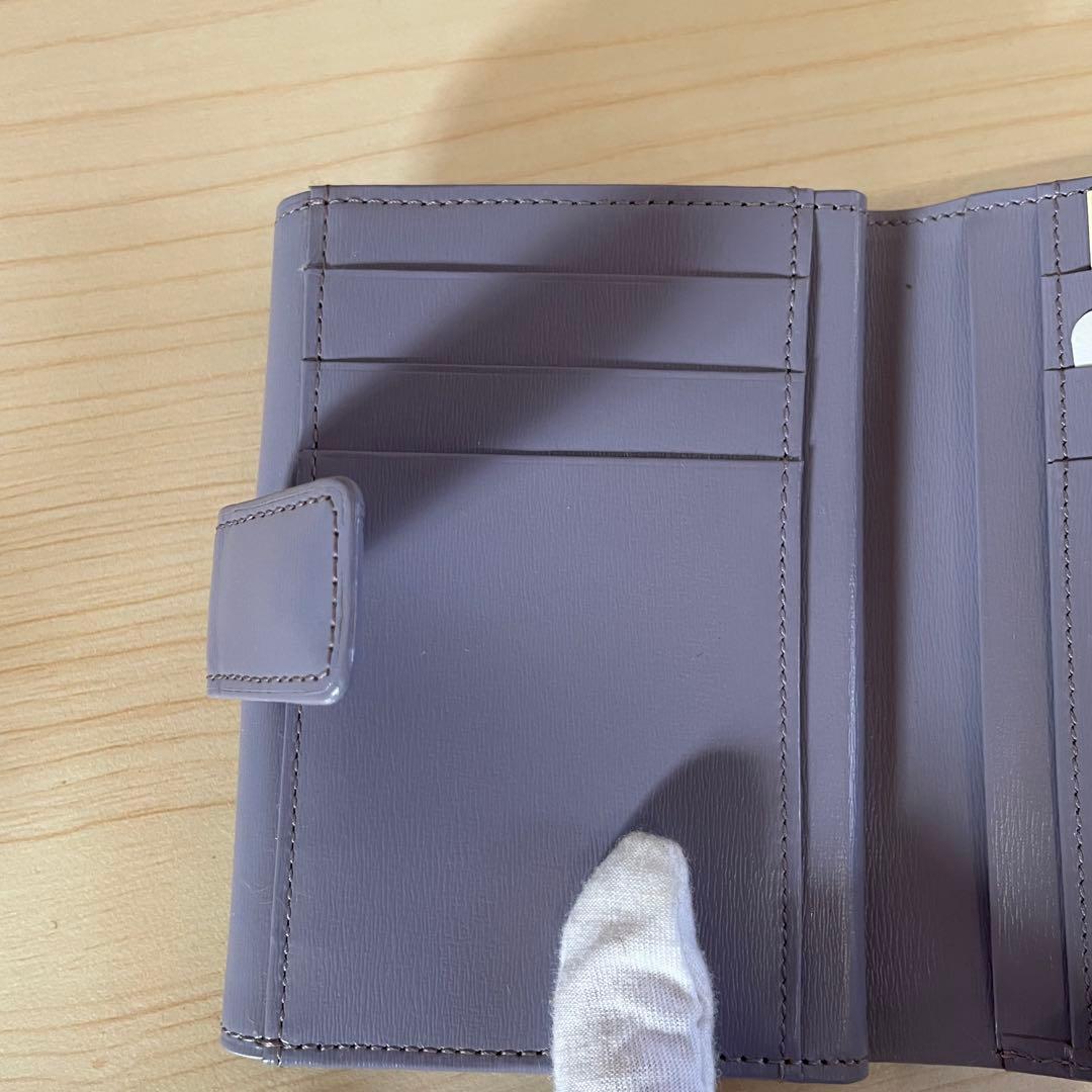 GIVENCHY ジバンシー　キップスキン　二つ折り財布　薄紫　パープル