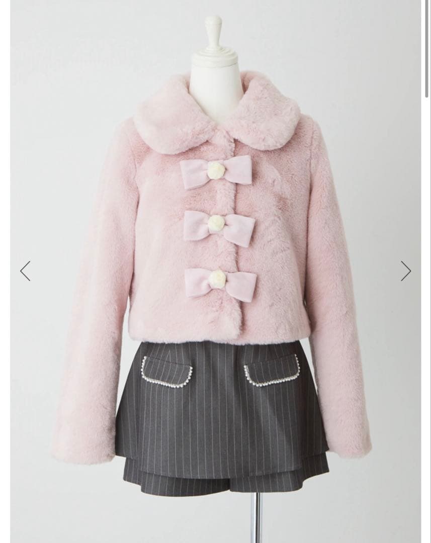 ミーロワール3点セット ピンク コート アウター