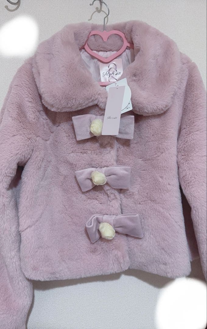 ミーロワール3点セット ピンク コート アウター