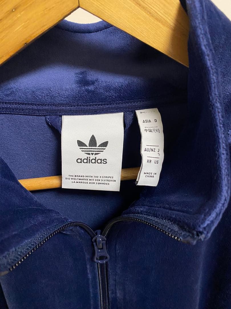 adidas アディダスFB VELOUR ベロアトラックジャケット