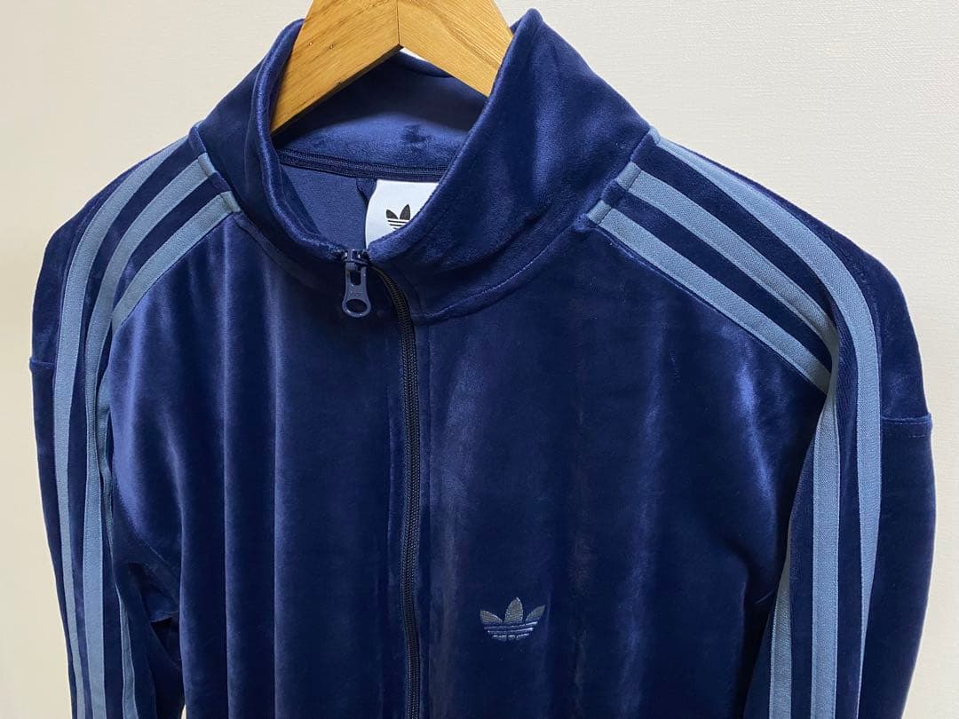 adidas アディダスFB VELOUR ベロアトラックジャケット