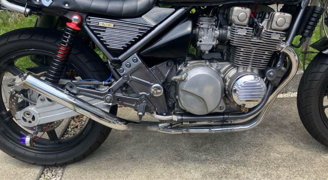 ゼファー400用50.8パイ4-2-1マフラー