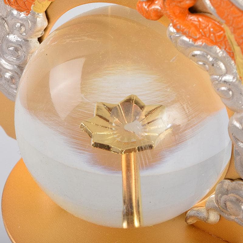 ヒデ　仏教美術　阿含宗　二大龍王守護　如意宝珠御宝塔　共箱　C　8890